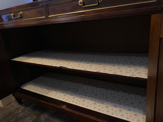 Image 1 of Antiek dressoir met opklapbare planken 