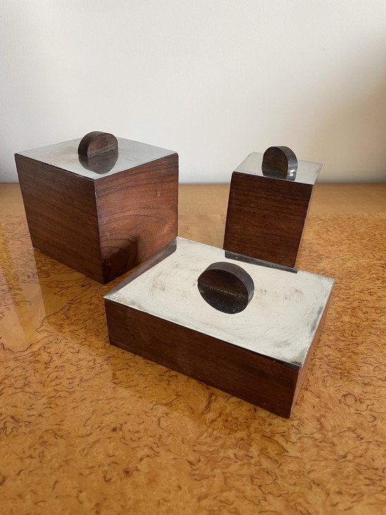 Image 1 of Holz- und Metalldosen Art-Déco