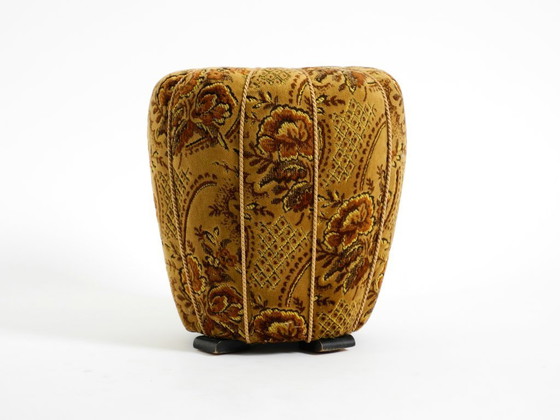 Image 1 of Originaler Pouf-Hocker von Jindrich Halabala aus dem Jahr 1958 – Hergestellt in Tschechien