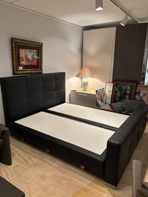 1x Leder Boxspring Master