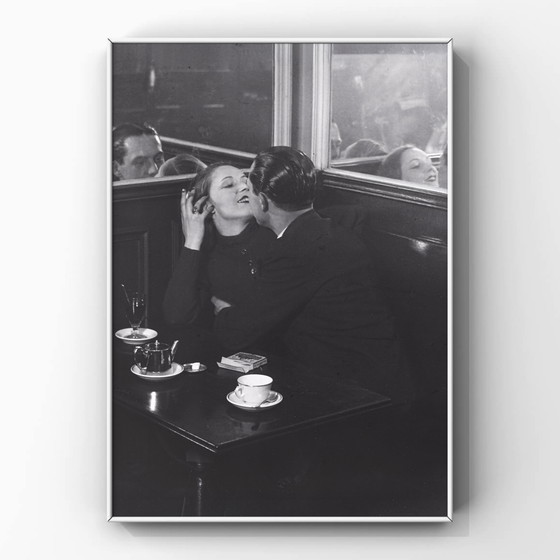 Image 1 of 1x Brassaï – pareja en el café, ca. 1932 | Barrio italiano, París