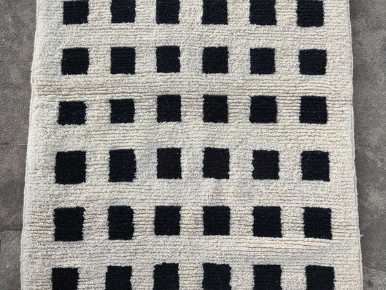 Image 1 of Beni Ourain handwoven hallway rug, traditional craftsmanship, size 140/260 cm