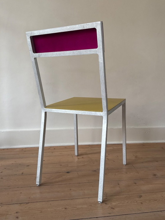 Image 1 of alu stoel curry candy paars van muller van Severen