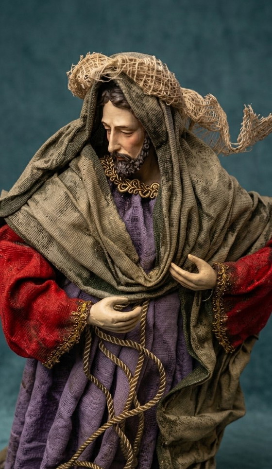 Ancient Sicilian Style Nativity Scene – Decorative Objects, Textile, Paper (photo 4 of 10)