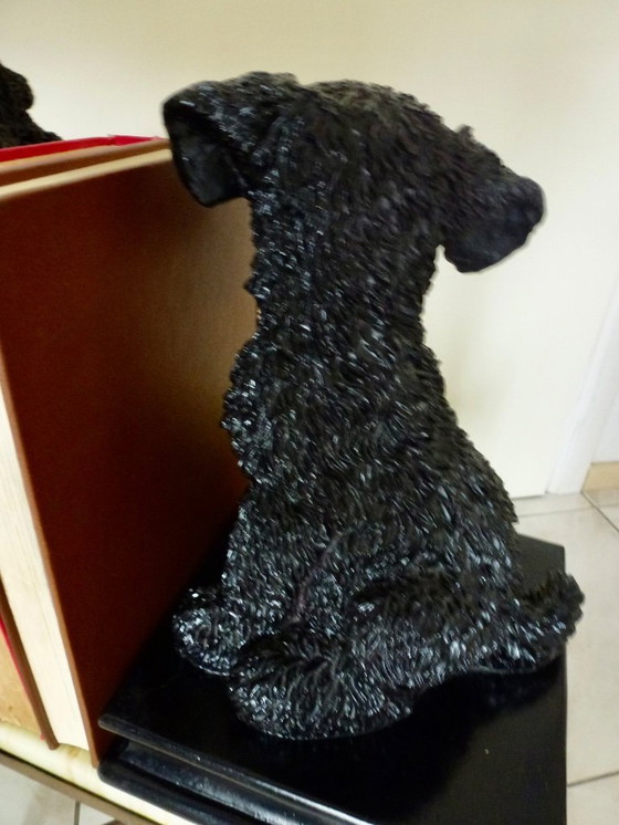 Image 1 of Magnifiques grands serre-livres, en forme de chien, terrier ou caniche.