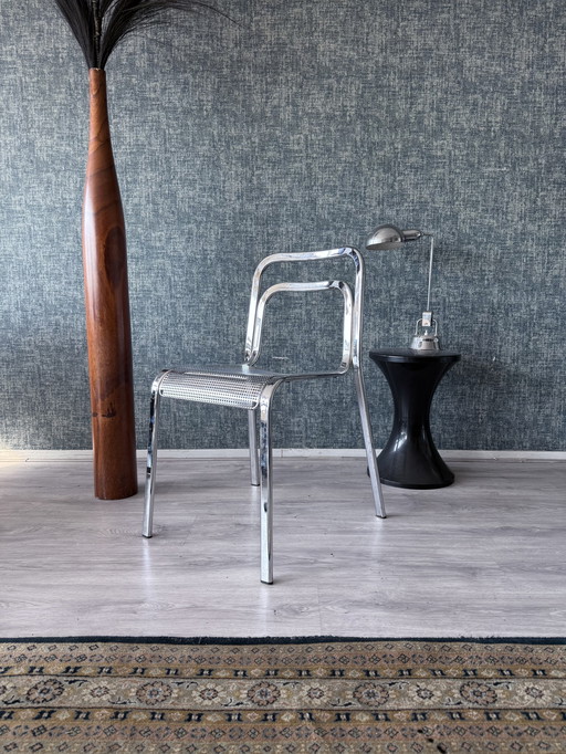 Arrben Chrome Minimalist Vintage Italian Design, 1980s