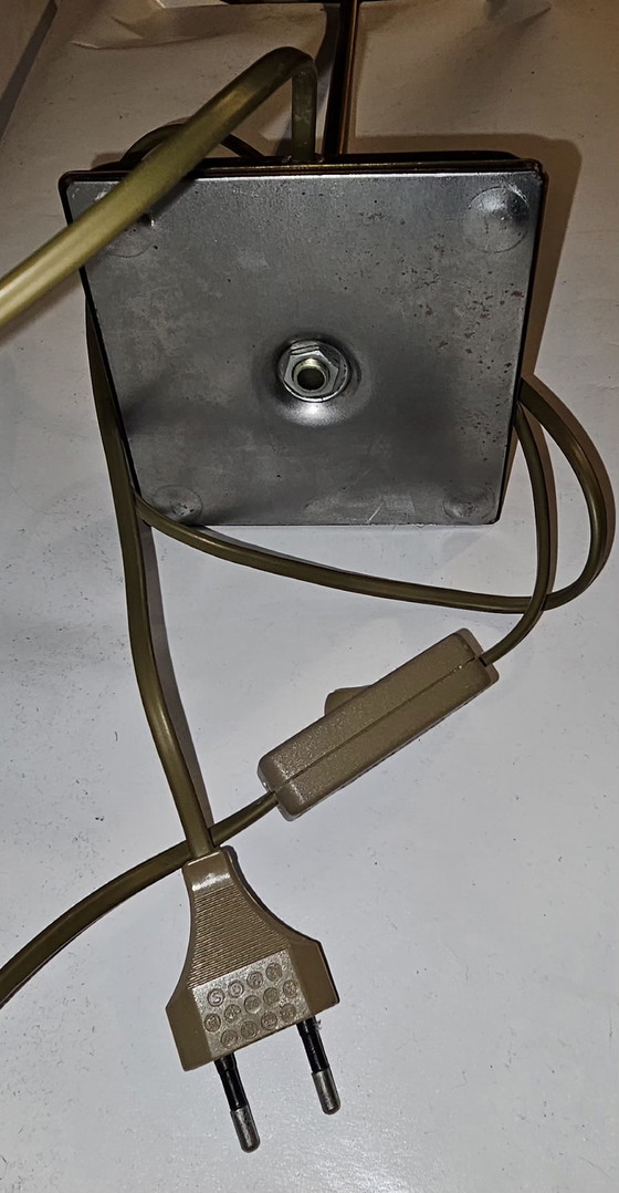 Image 1 of Uranium Lumi Lamp Art Deco Tafellampen – Uniek Uraniumglas / Annagroen set van 2