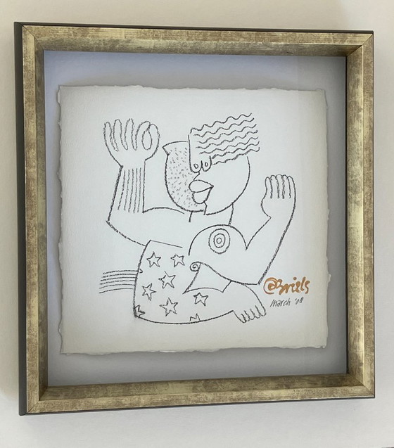 Image 1 of Clemens Briels - original en tiza