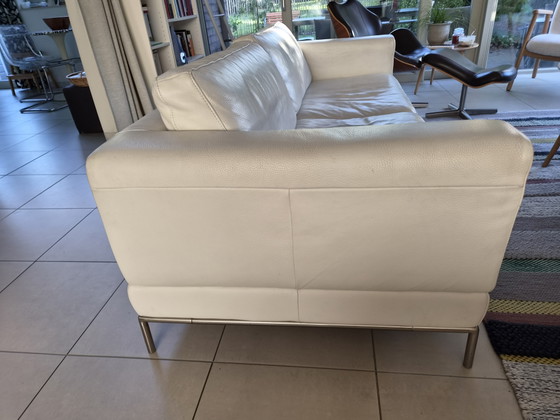 IKEA Arild Zetel. 2.5 Zit. Wit Leder – 3-5 zitsbanken, Leather (photo 5 of 5)
