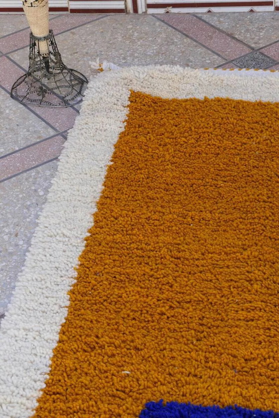 Handgemaakt loper tapijt 300cm x 100cm – Vloerkleden en tapijten, Wool, Modern (photo 3 of 13)