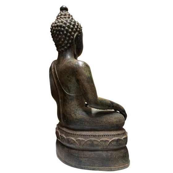 Estatua de Buda de Bronce Grande XXL - Estilo Thai Sukhothai - Bronce Pesado - 70 cm de Alto – Esculturas (photo 5 of 10)