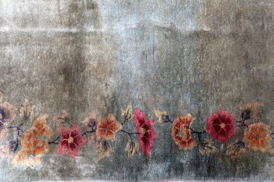 Image 1 of Tappeto cinese antico Art Déco fatto a mano, 90 cm x 145 cm, anni '20 - 1B394