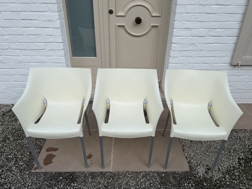 3 poltrone Dr. NO, di Starck per Kartell