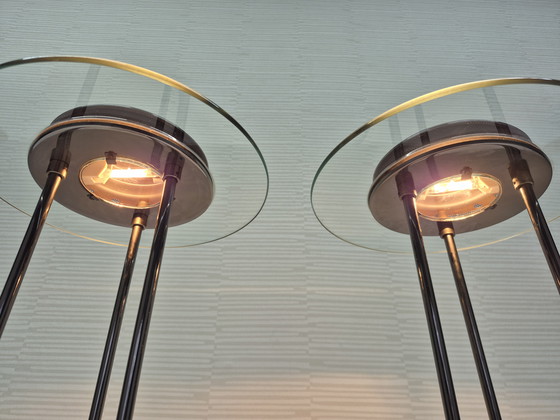 Image 1 of Saturn table lamp (2) Robert Sonneman. Vintage desk lamp.