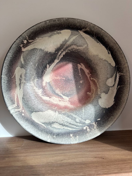Image 1 of Ceramic plate from the "Ruscha" factory