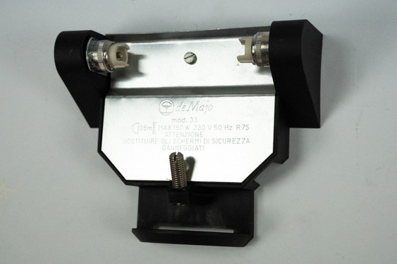 Image 1 of Pair of De Majo sconces in thick pink and green murano glass. Italy 1980s