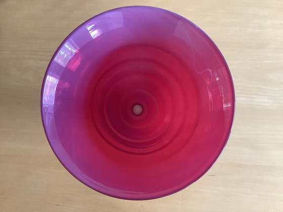 Image 1 of Hermoso jarrón rojo hecho a mano.