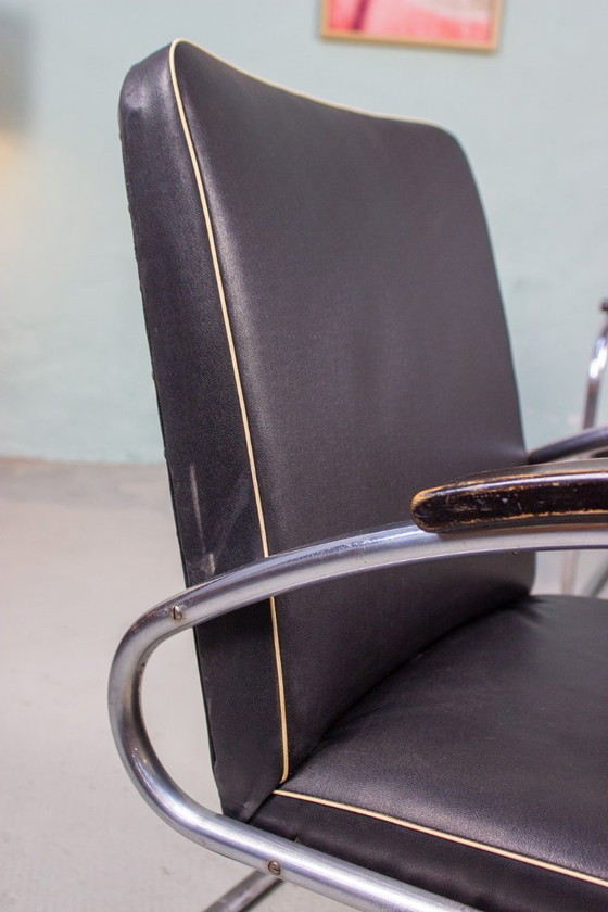 Image 1 of 1 sur 2 Fauteuil Mauser RS7 vintage, fauteuil relax, style milieu du siècle