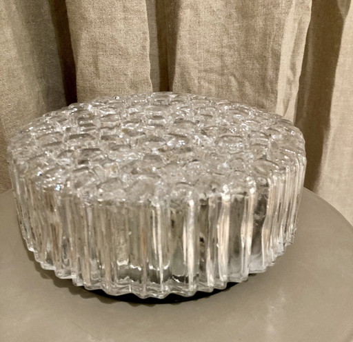 Helena Tynell – Glashütte Limburg 664 – Deckenleuchte mit Blasenglas – 1960er Jahre – Original