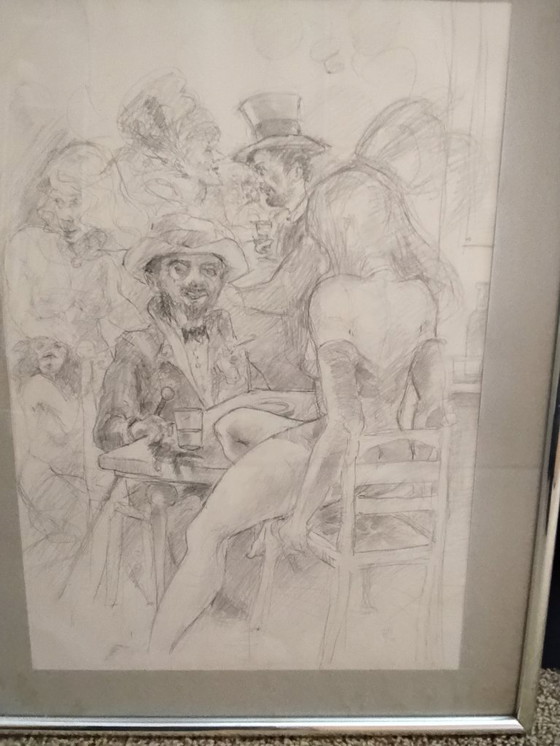 Image 1 of 2 Dibujos a pluma de Henry Toulouse Lautrec