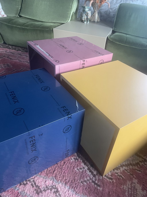 set di tavolini da caffè di design tavolino laterale del valore di € 1539 Fenix ​​​​colore