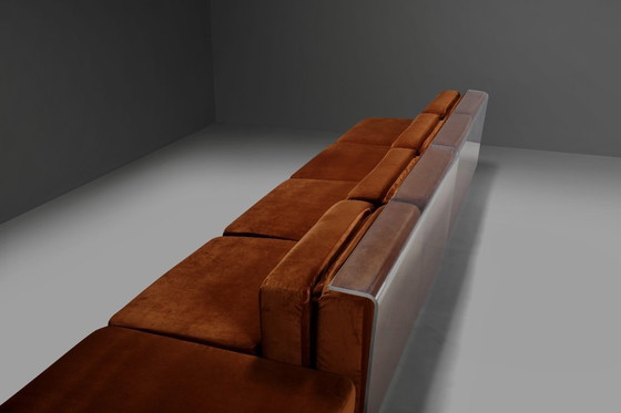 Image 1 of Seltenes Ecksofa aus Acrylglas von Roberto Monsani für Acerbis, Italien 1975