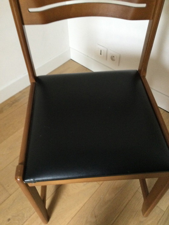 Image 1 of 1950s wooden chair – minimalist design