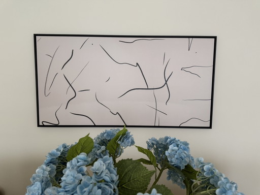 Large abstract painting