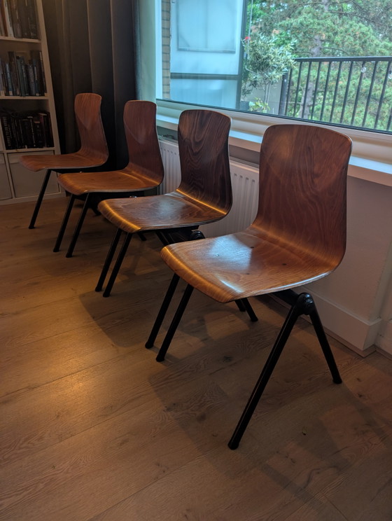 Image 1 of 4x Pagholz S30 galvanitas chairs