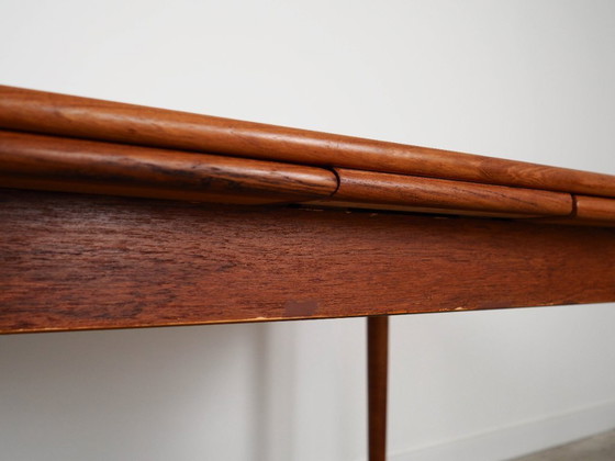 Image 1 of Table en teck, design danois, années 1970, fabrication : Danemark