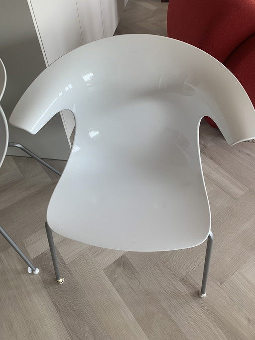 2 Deense design eetkamerstoeltjes