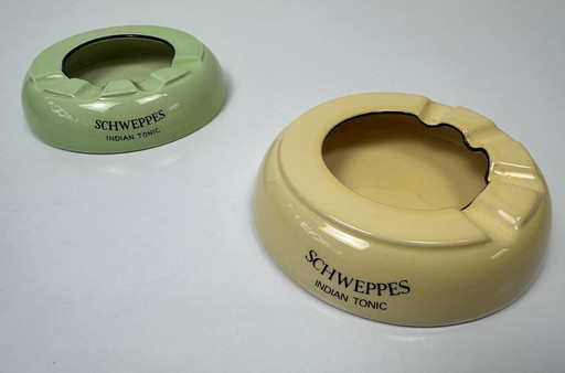Posacenere vintage - SCHWEPPES - ceramica