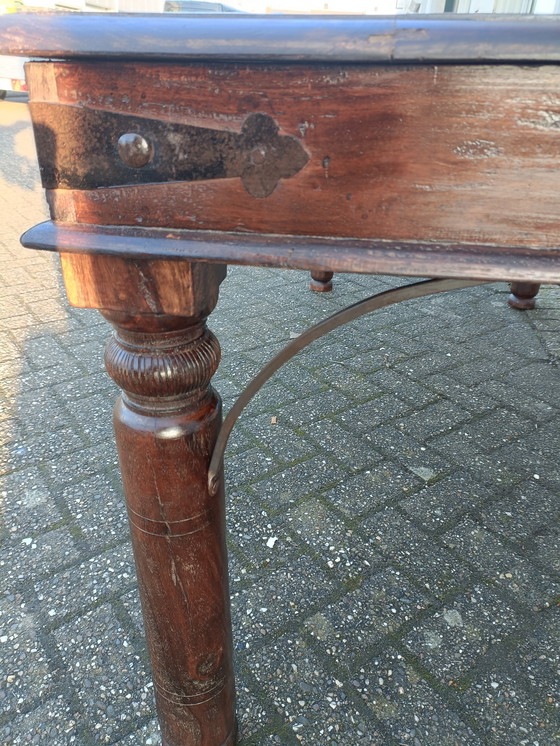 Image 1 of Antique teak dining table