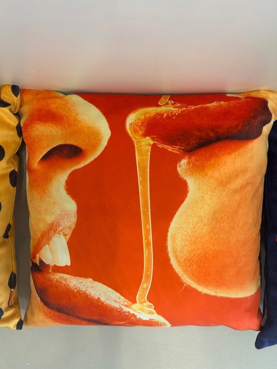 Cuscino Seletti - Al Pezzo - Miele – Cuscini, Textile, Velvet (photo 6 of 6)