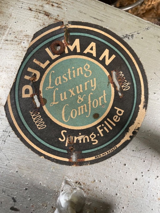 Sedia vintage "Pullman Spring-Filled" – seduta industriale degli anni '60/'70