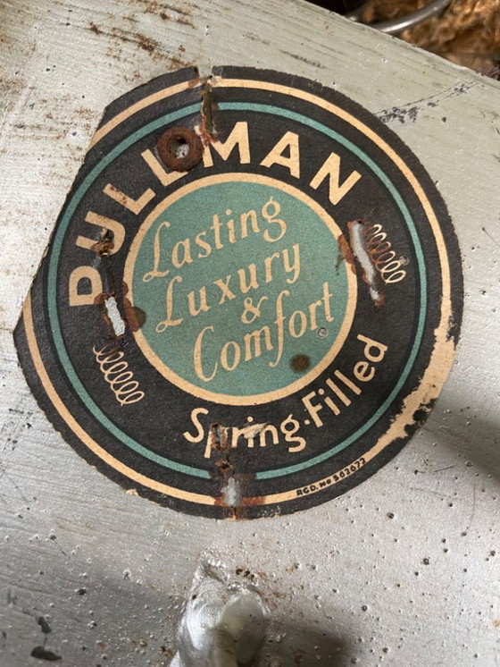 Image 1 of Vintage "Pullman Spring-Filled" stoel – industriële stoel uit de jaren 60/70