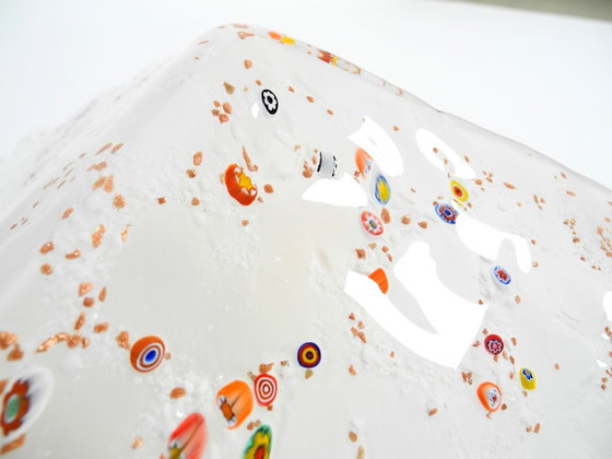 Image 1 of Post Modern Murano glass triangle ceiling lamp by Sylcom, Italy, 1985