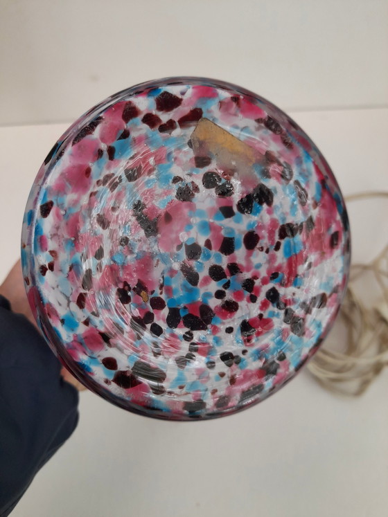 Image 1 of Beautiful speckled Murano glass lamp base