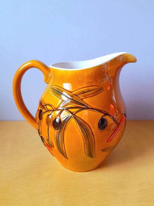 Provençal ceramic pitcher 1970