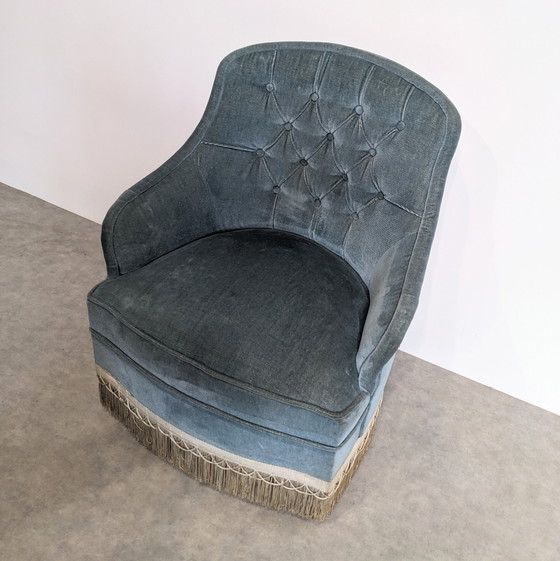 Image 1 of   50′ Turquoise Fauteuil