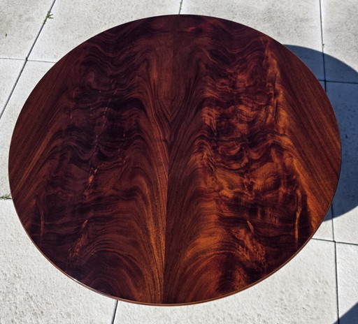 Mesa de centro vintage de 99 cm con tablero de madera 3D