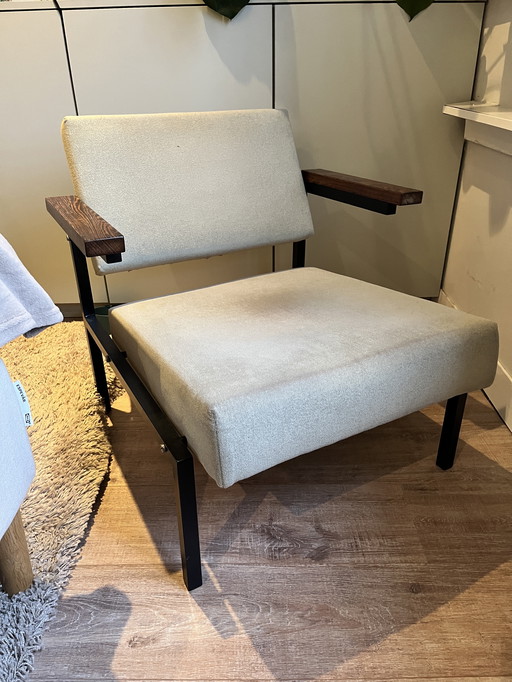 Fauteuil vintage Martin Visser SZ66 Chaise longue minimaliste
