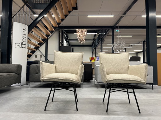4 sedie da pranzo girevoli Sanne di Jess Design