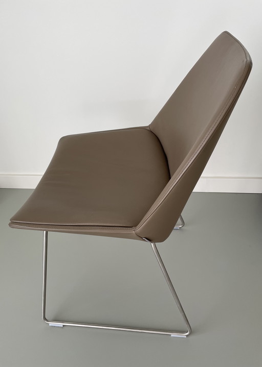 4 chaises de salle à manger en cuir Bree's New World