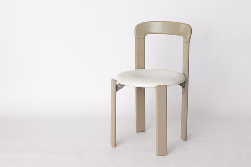 Sedia vintage Bruno Rey – Kusch &amp; Co anni &#39;70, struttura in legno grigio