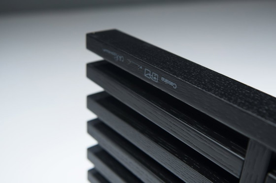 Image 1 of Superbe banc Cansado Refolo 514 XL en chêne noir par Charlotte Perriand - Cassina