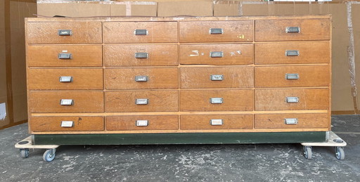 Bancone vintage, bancone da negozio, vetrina