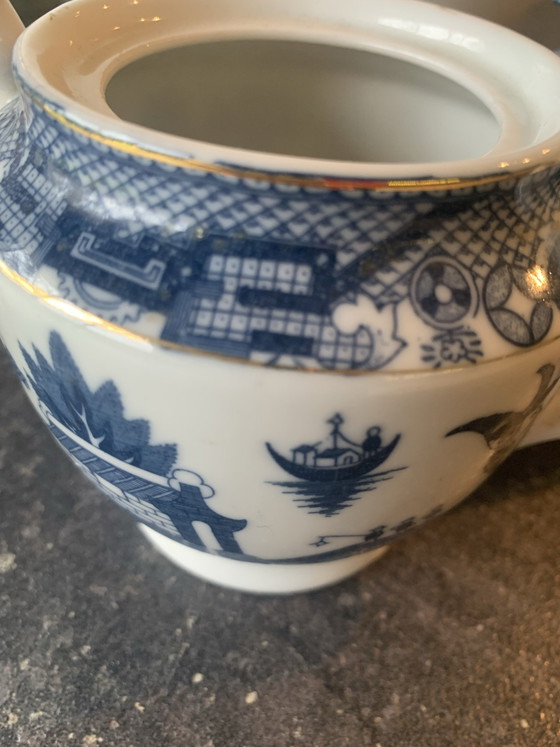 Set latte e zucchero, willow, Accessori da tavola, Porcellana, Blu (foto 9 di 10)