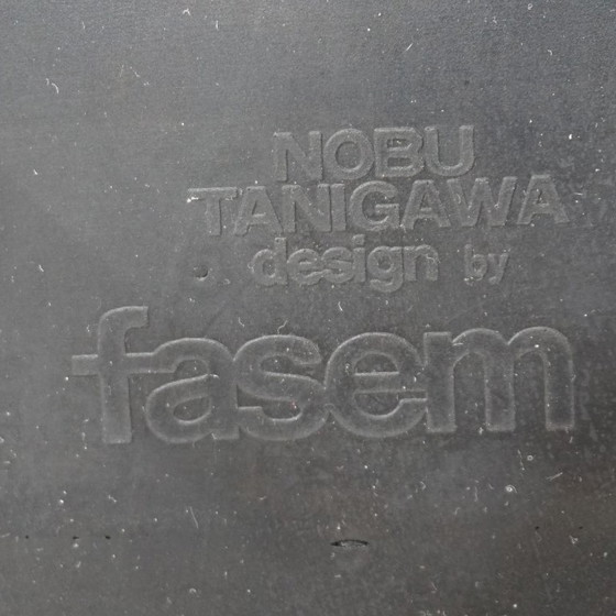 Image 1 of Fasem Italia 3-piece set of postmodern bar stools by Nobu Tanigawa, 1990