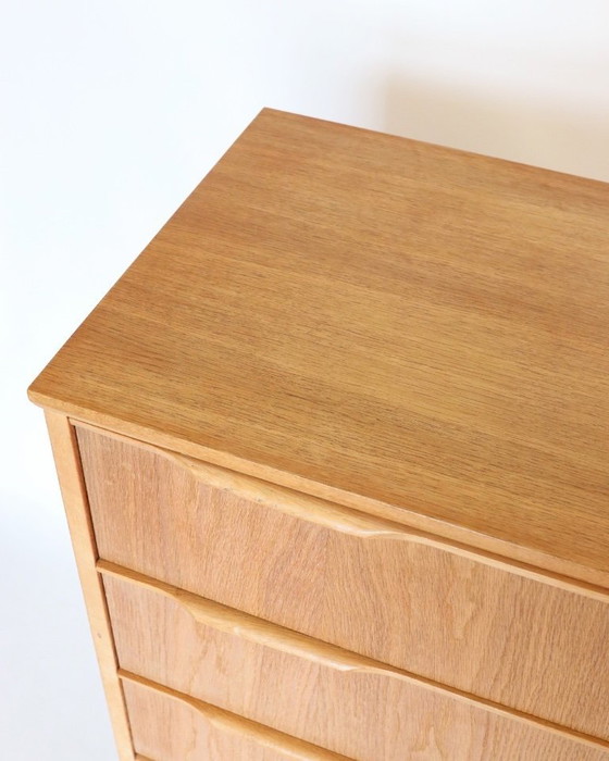 Image 1 of Vintage eiken ladekast Deens design tallboy xl